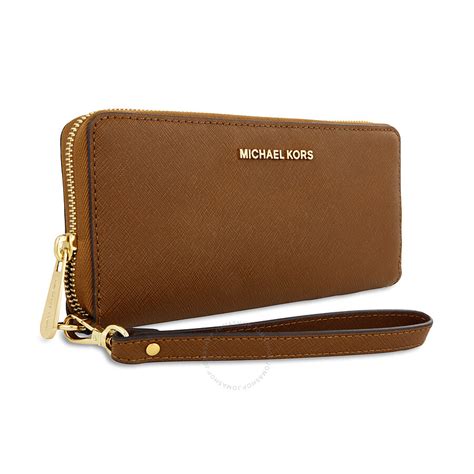 michael kors 38t8cttt7l electric blue travel continental leather|Jet Set Travel Large Signature Logo Continental Wallet.